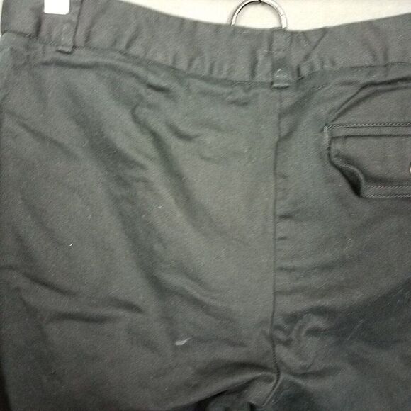 Daisy Fuentes Black Straight Leg Dress Pants Size 8 Stretch Slacks Trouser Work - Picture 4 of 14